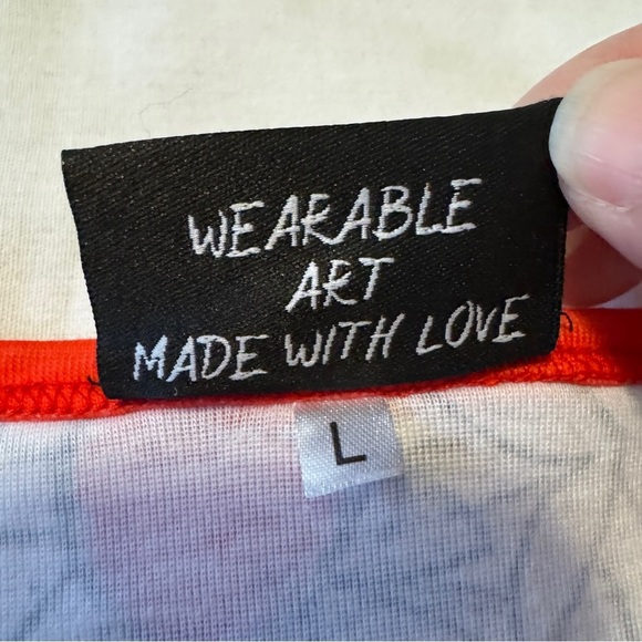 Kaziuki Large Under the Tree Wearable Art Top ~ Modern Artist - Picture 6 of 7